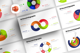 3D Round Infographic - Presentation Template